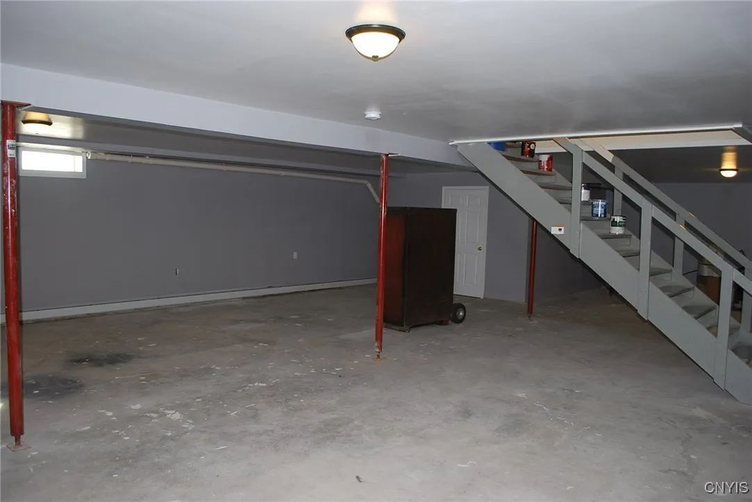48/30 partially finished basement