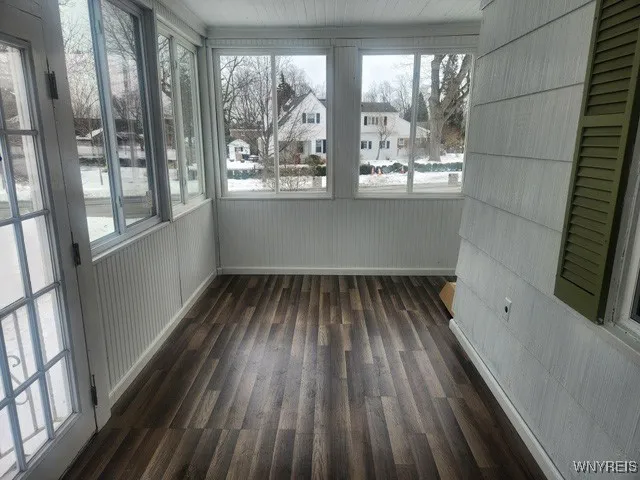 enclosed rear porch