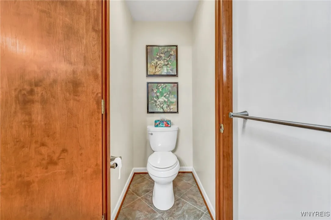 Water closet in primary bath.