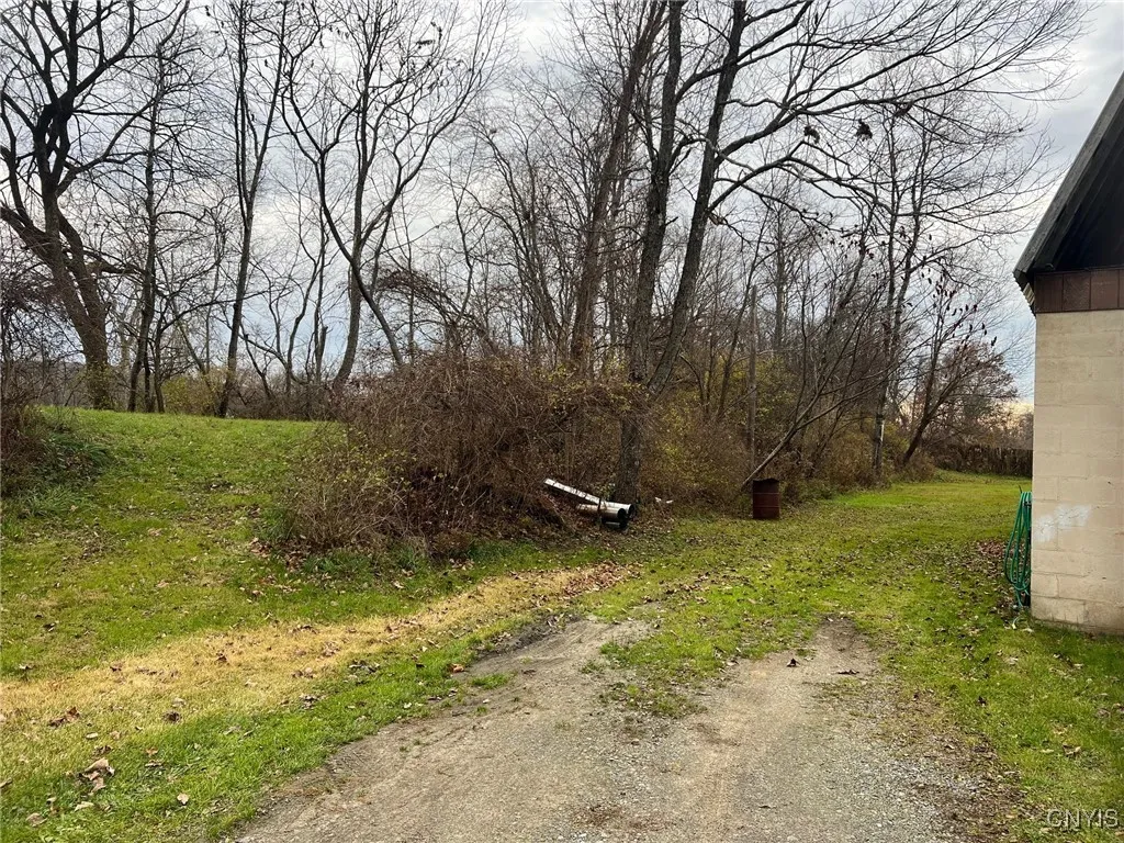 view to railroad tracks