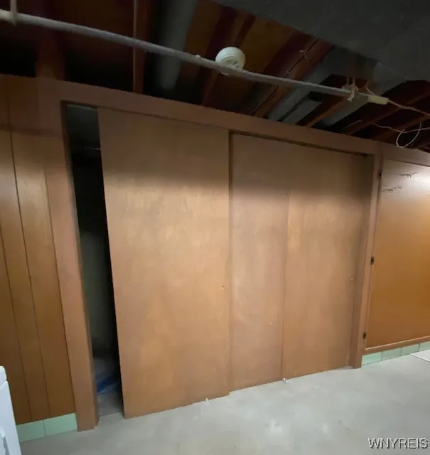 More storage closets in laundry area
