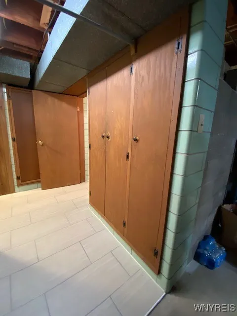 Storage closets in the basement!
