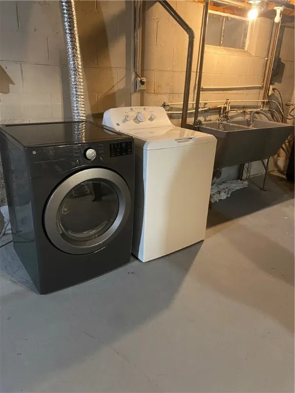 basement laundry