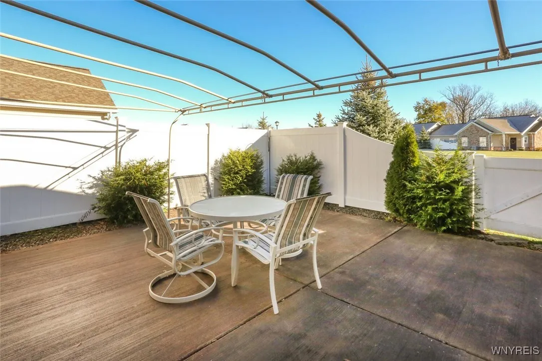 Private Courtyard with Awning