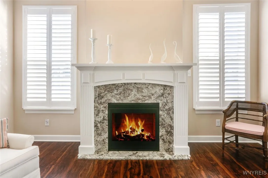 Gas insert Fireplace Living room