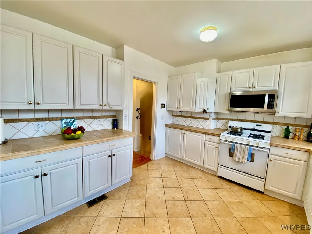 Lots of cabinets and counter space for creating your favorite meals.