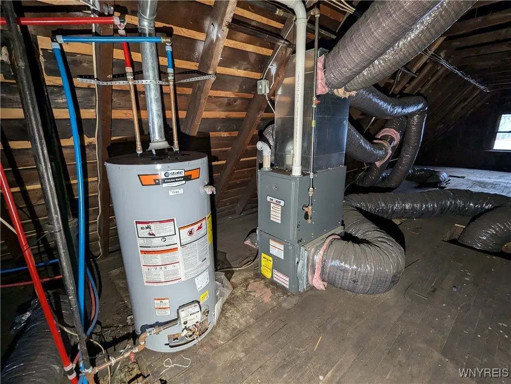 2nd floor mechanicals (in attic)