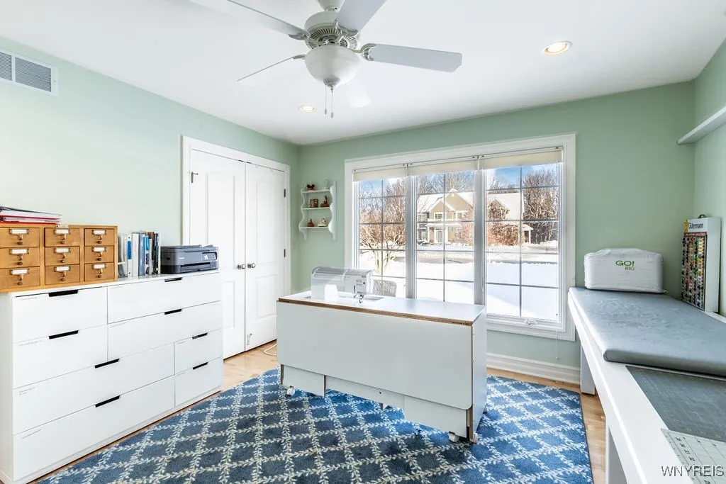3rd bedroom being used as a sewing room. Could be a den or office as well.