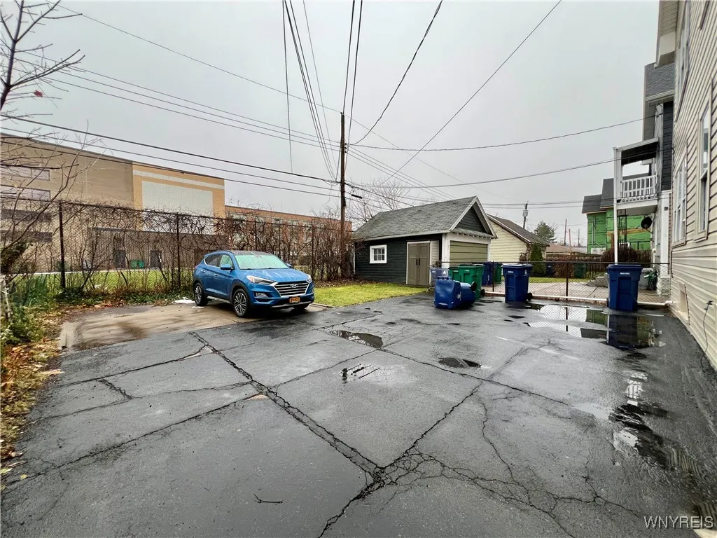 Off Street parking with space to turn around