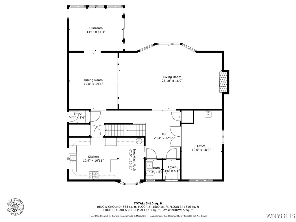 25 New Amsterdam Avenue, Buffalo, New York 14216, Buffalo, New York 14216, 3 Bedrooms Bedrooms, 9 Rooms Rooms,2 BathroomsBathrooms,Residential,Closed,25 New Amsterdam Avenue, Buffalo, New York 14216,0,B1580830