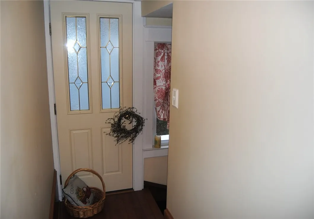 access door top of steps for moving larger furniture