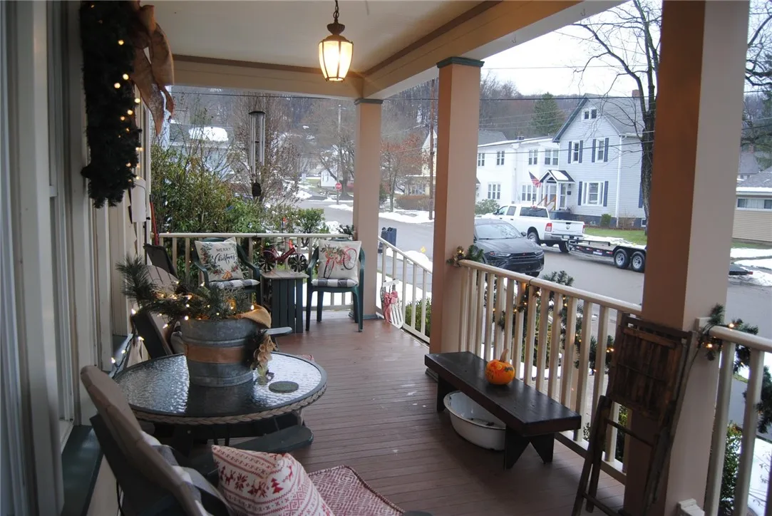 inviting front porch