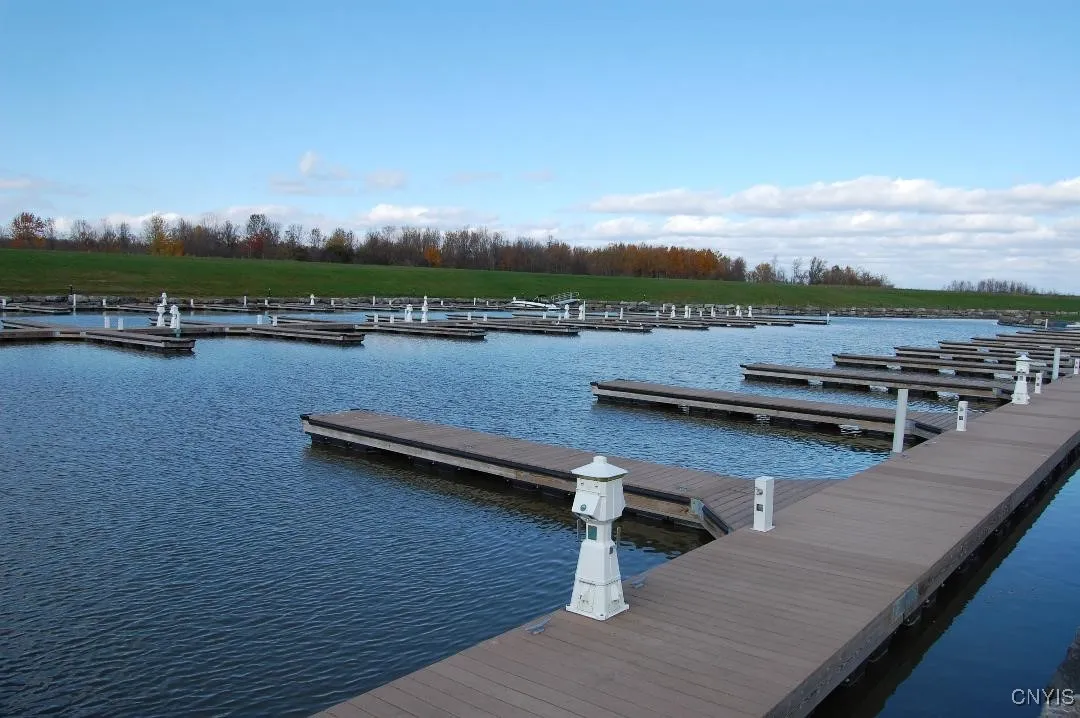 The Docks are included with protected harbor open to Oneida Lake