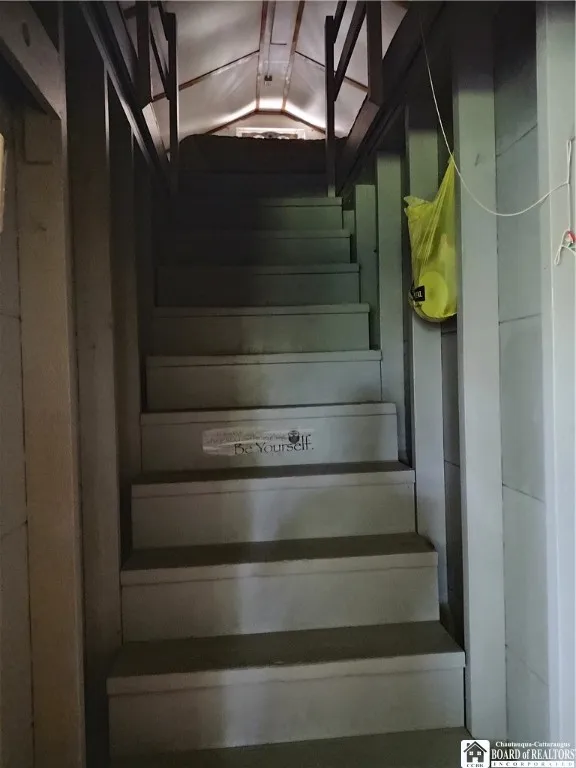 Stairs to upstairs bonus room