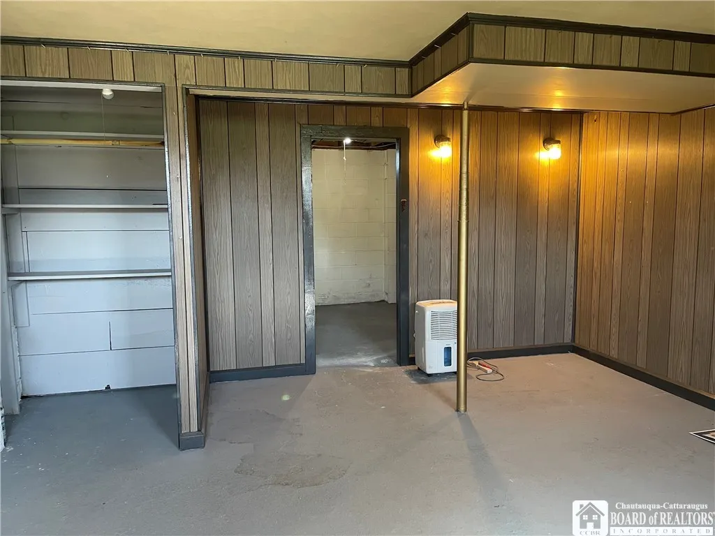 Basement room that was used for hunting and sports equipment