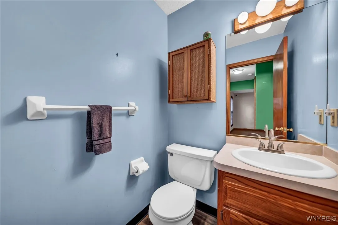 Downstairs half bath.