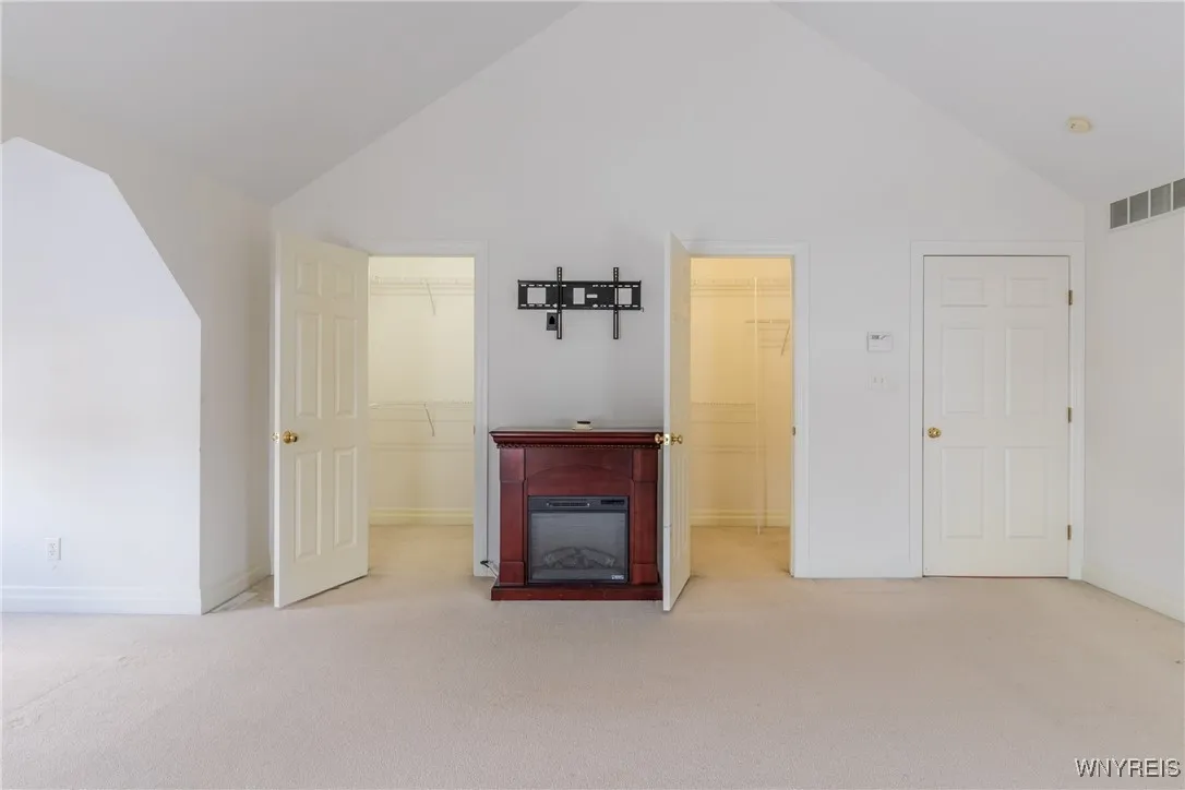 Master bedroom closets
