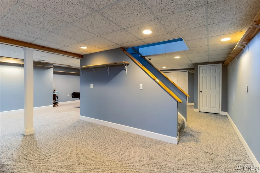Fully finished basement.