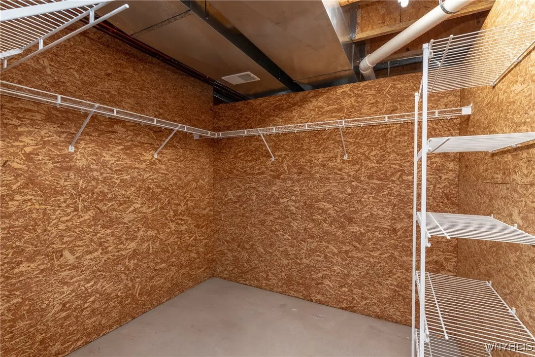 Basement cedar closet.