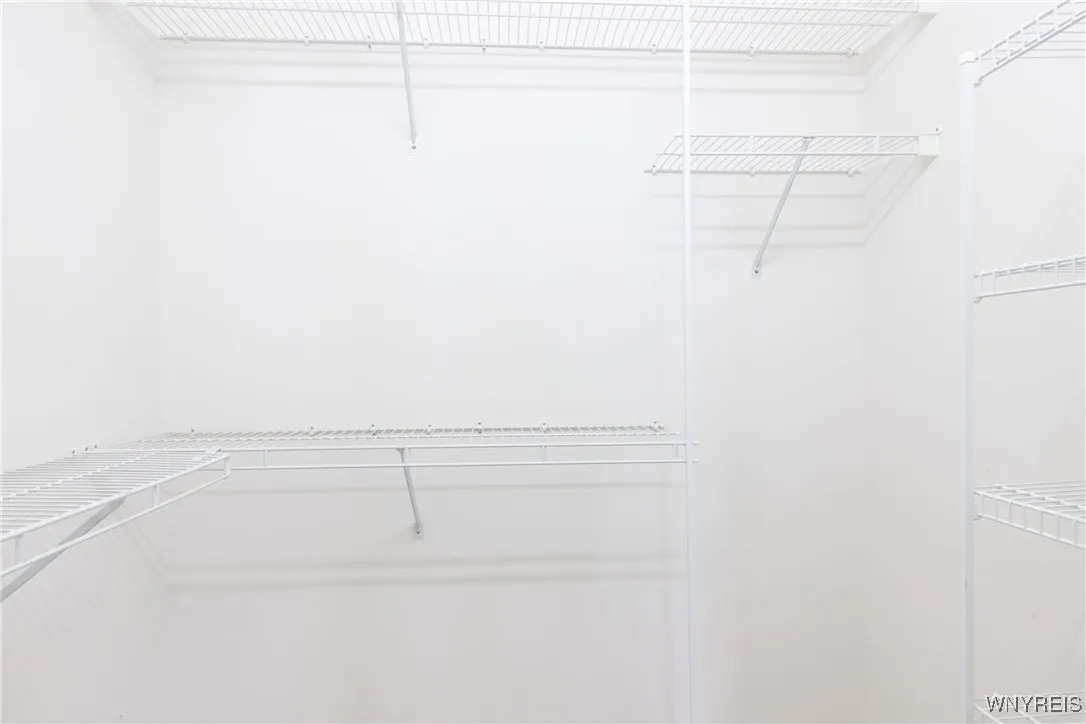 Interior of closet.