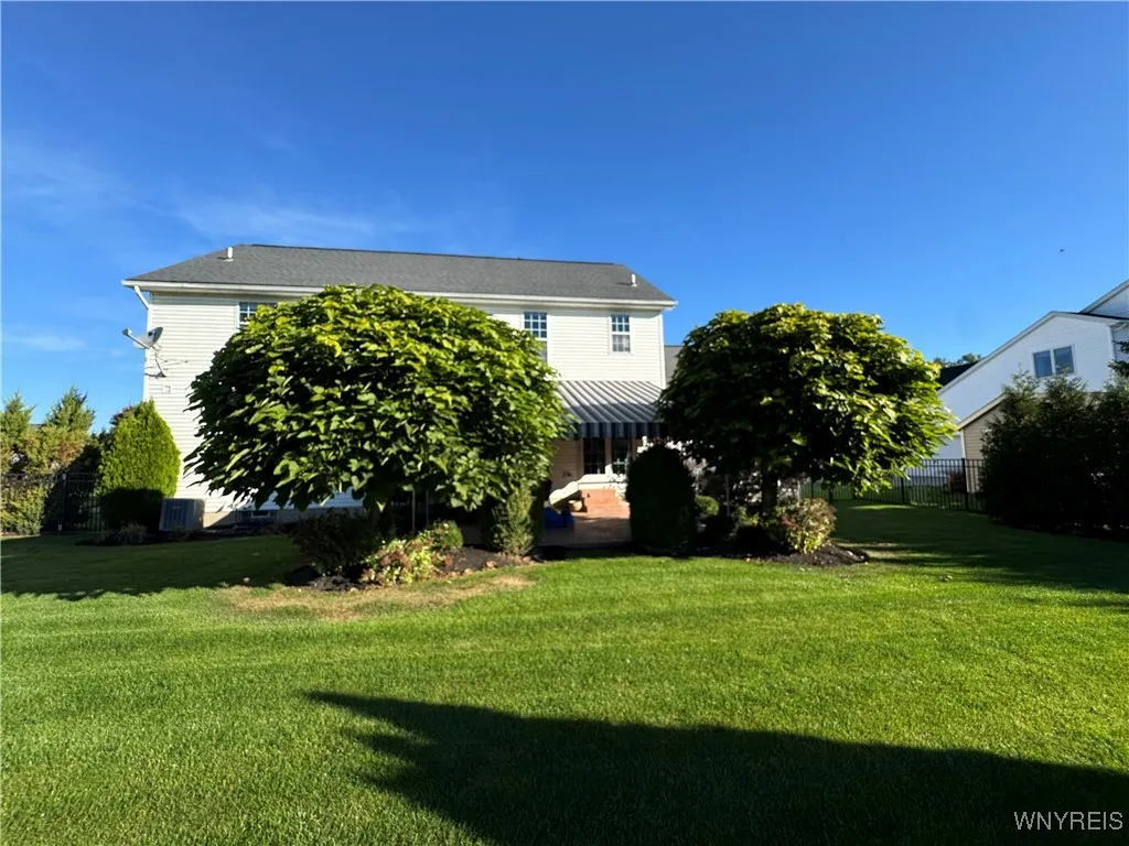 Summer view showing more landscape and privacy.