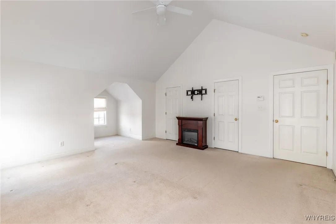 Master bedroom closets