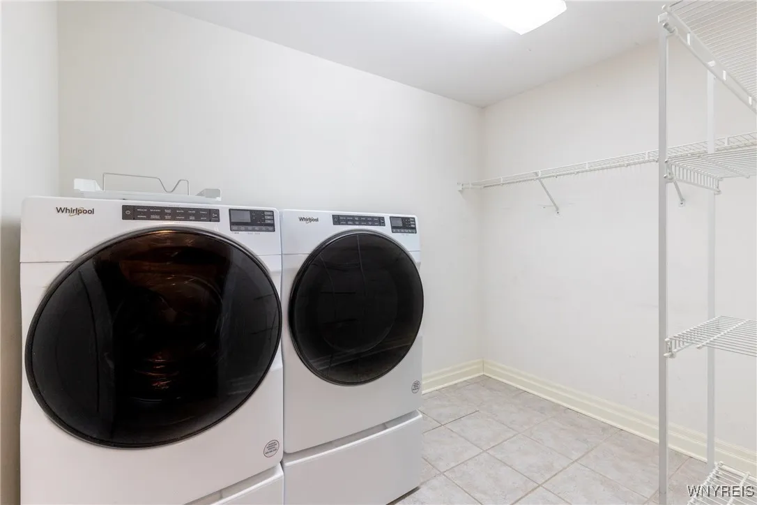 first floor laundry room.