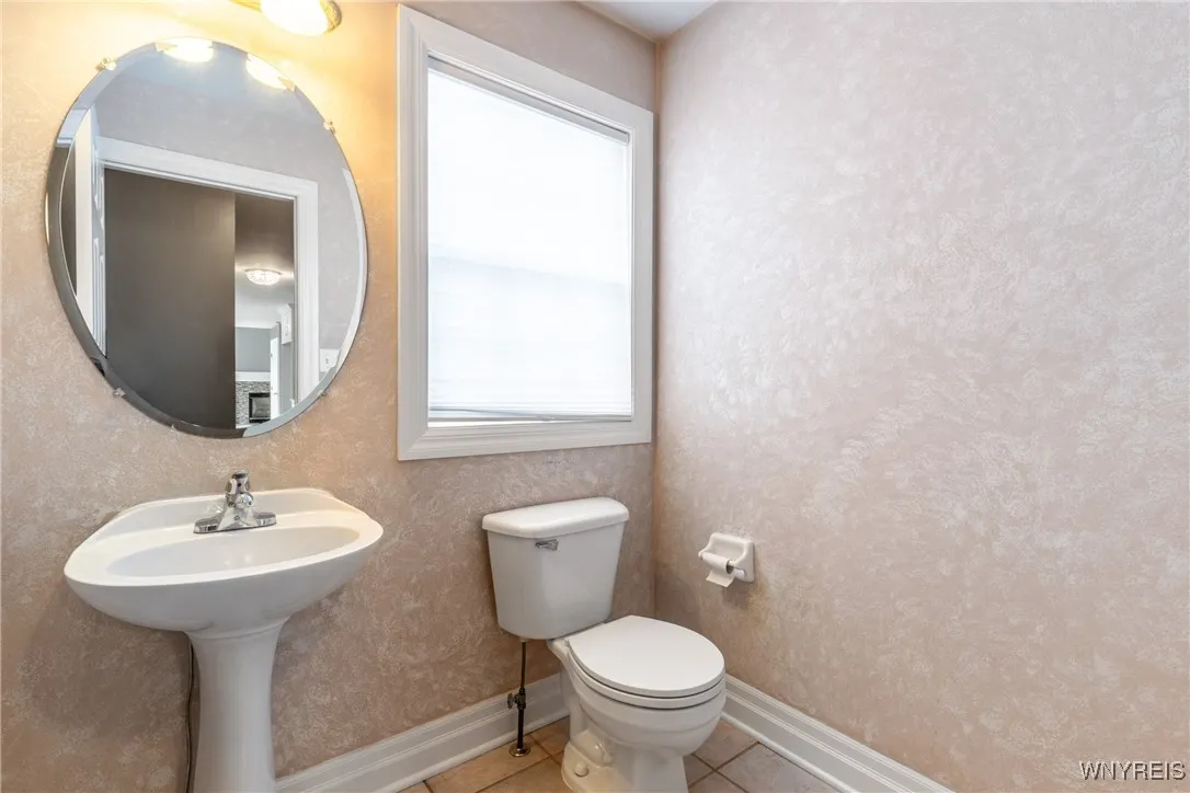 first floor half bath