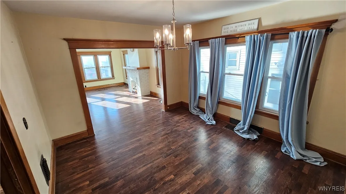 Dining room looking to livinging room