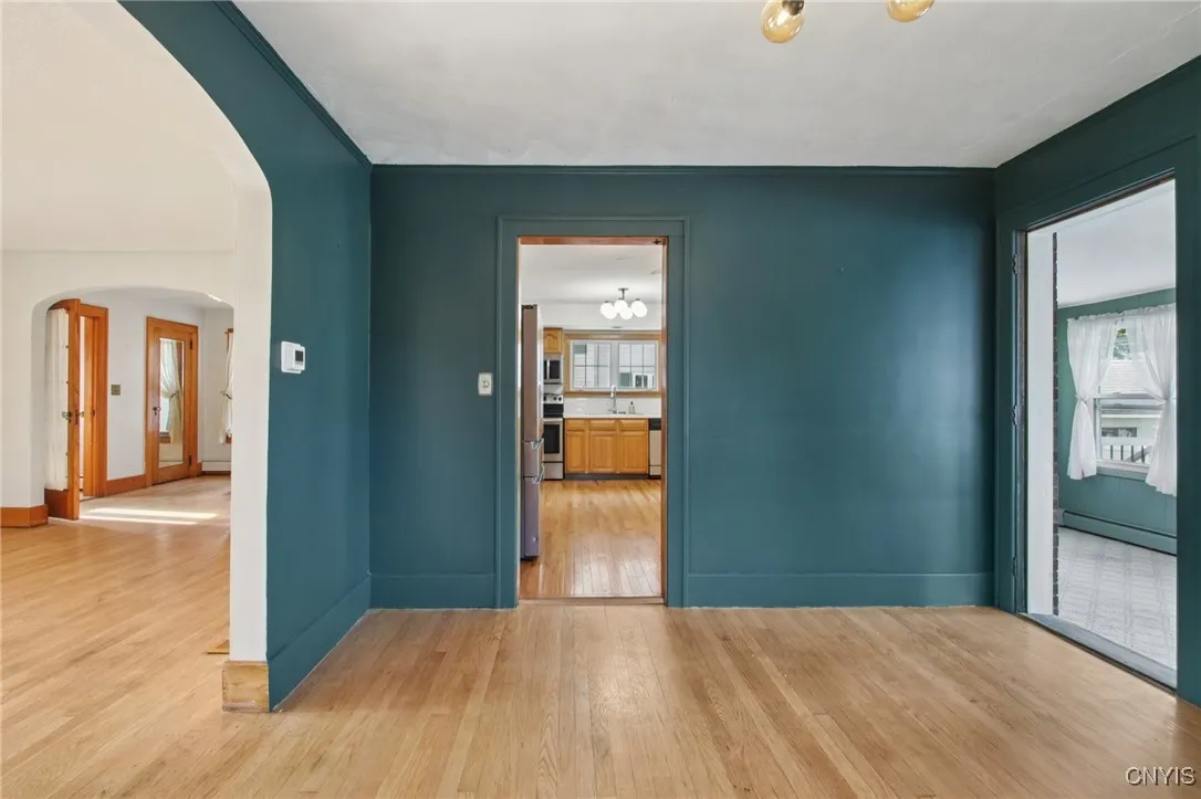 Large dining room off the kitchen.