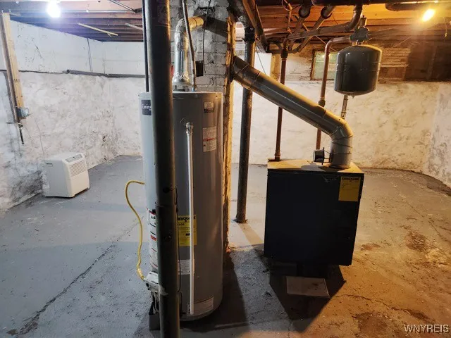 basement - boiler & hwt