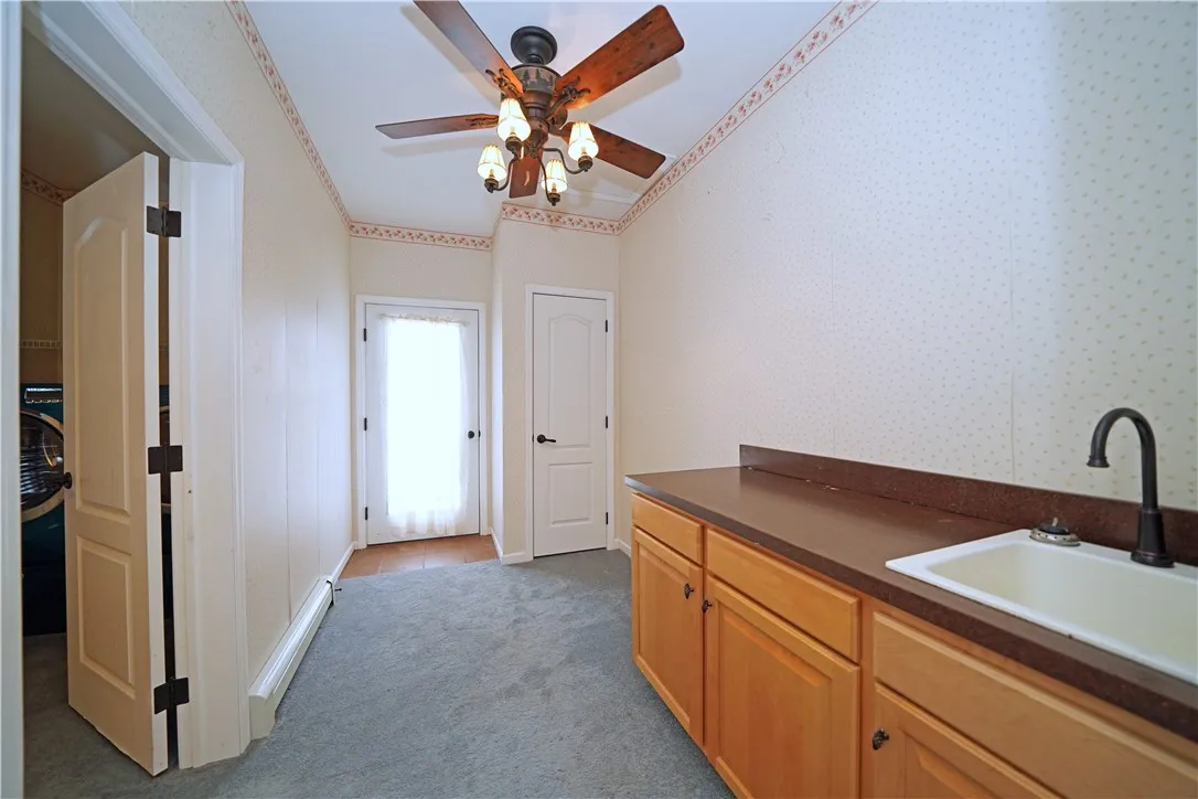 Hallway off laundry/kitchen