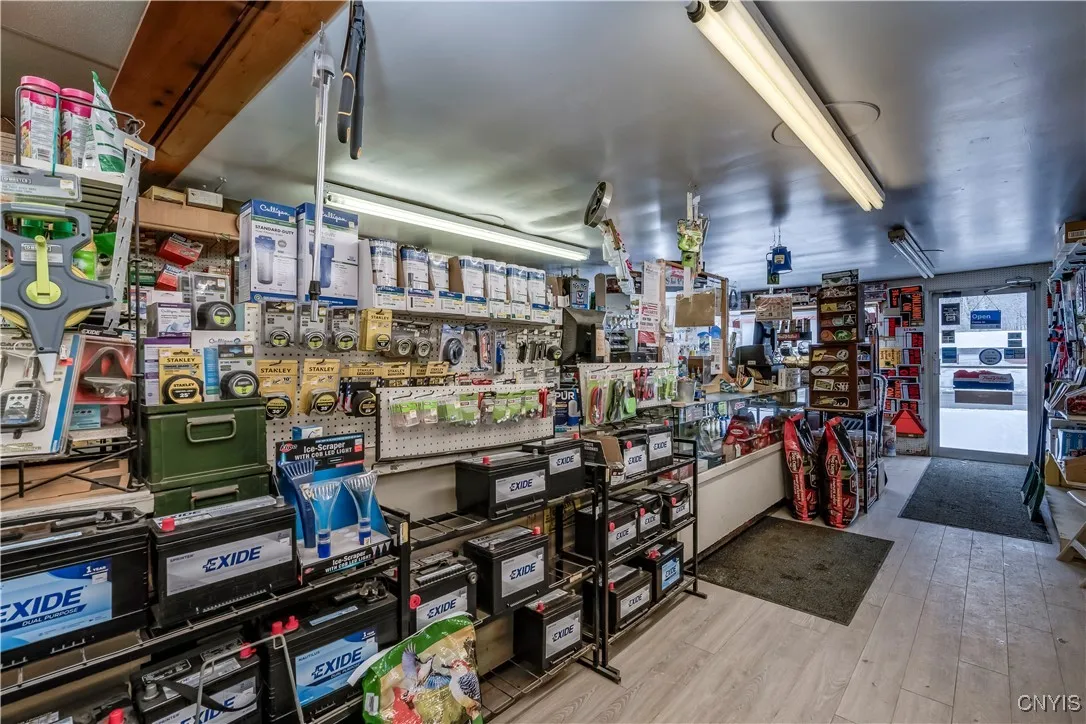 Inside store