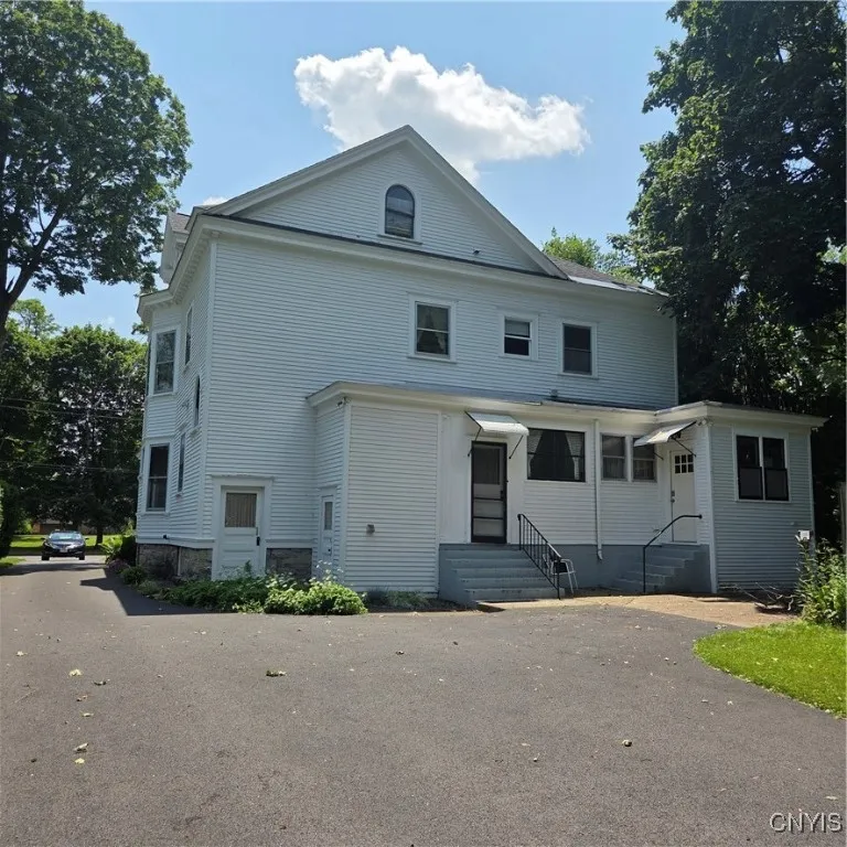 Back side of home