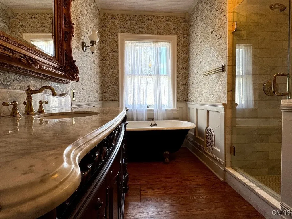 Full Primary Bath. Completely. Walk in Shower and Soaker tub,  professionally remodeled.
