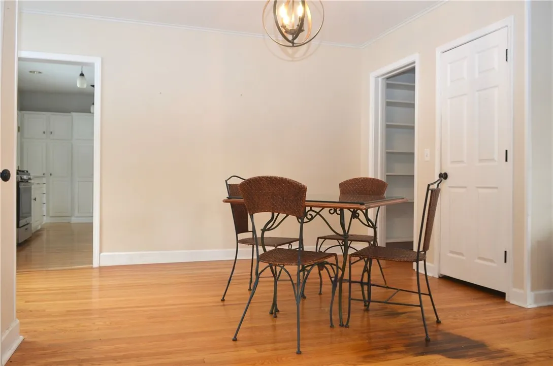 Dining area just off the kitchen. ~10' x ~7'  (Measurements are approximate.)