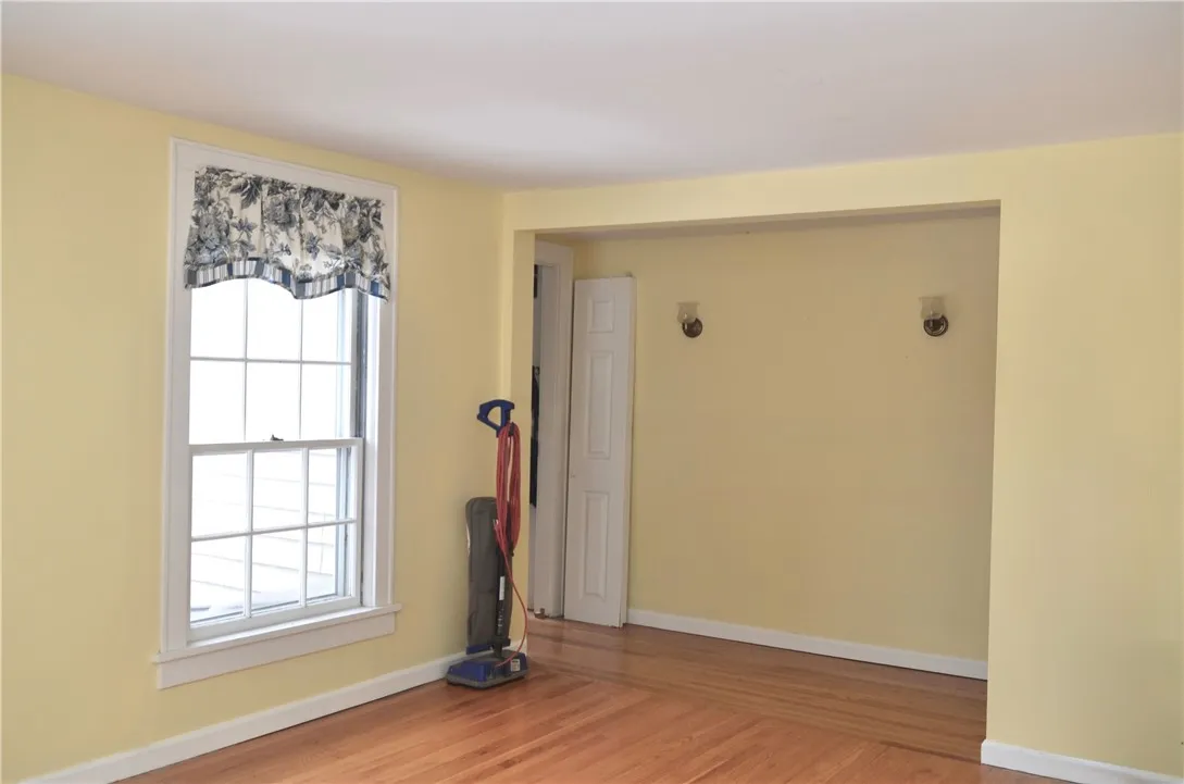 Through the oversized doorway - walk-in closet is to the left and to the right leads to the bathroom.