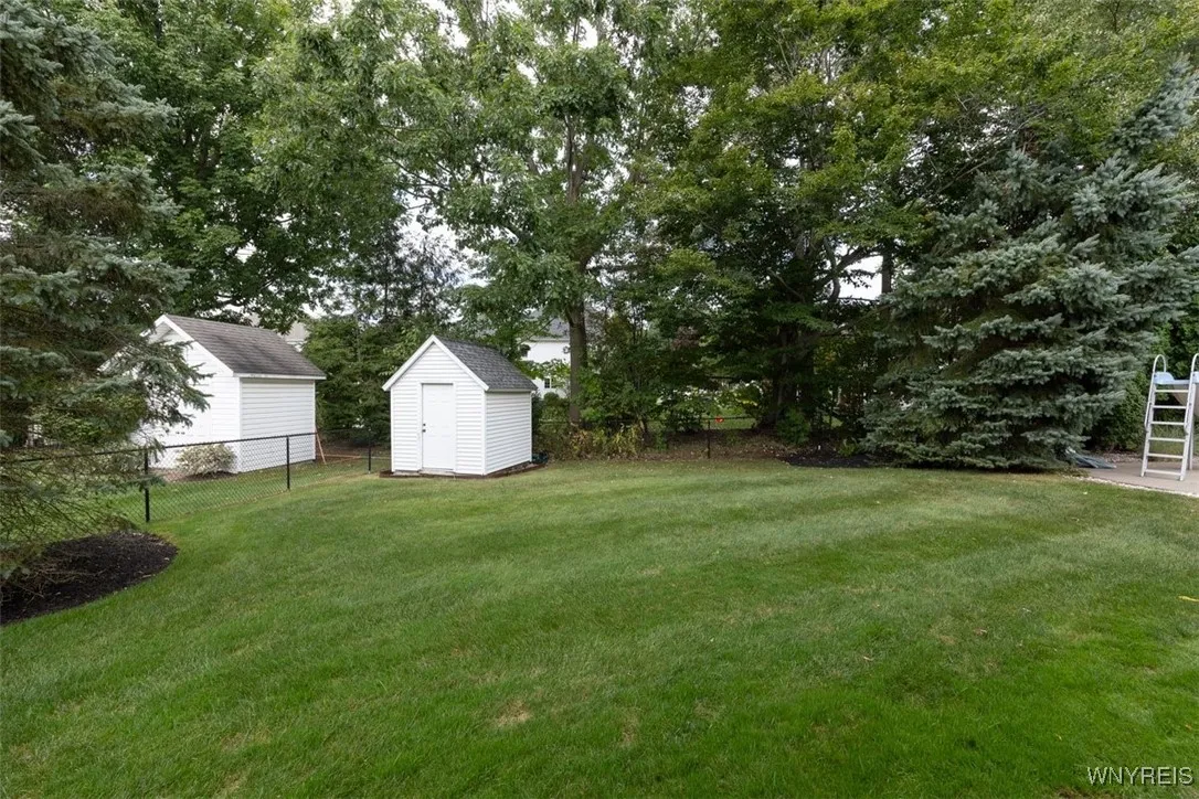 Left side/rear yard.