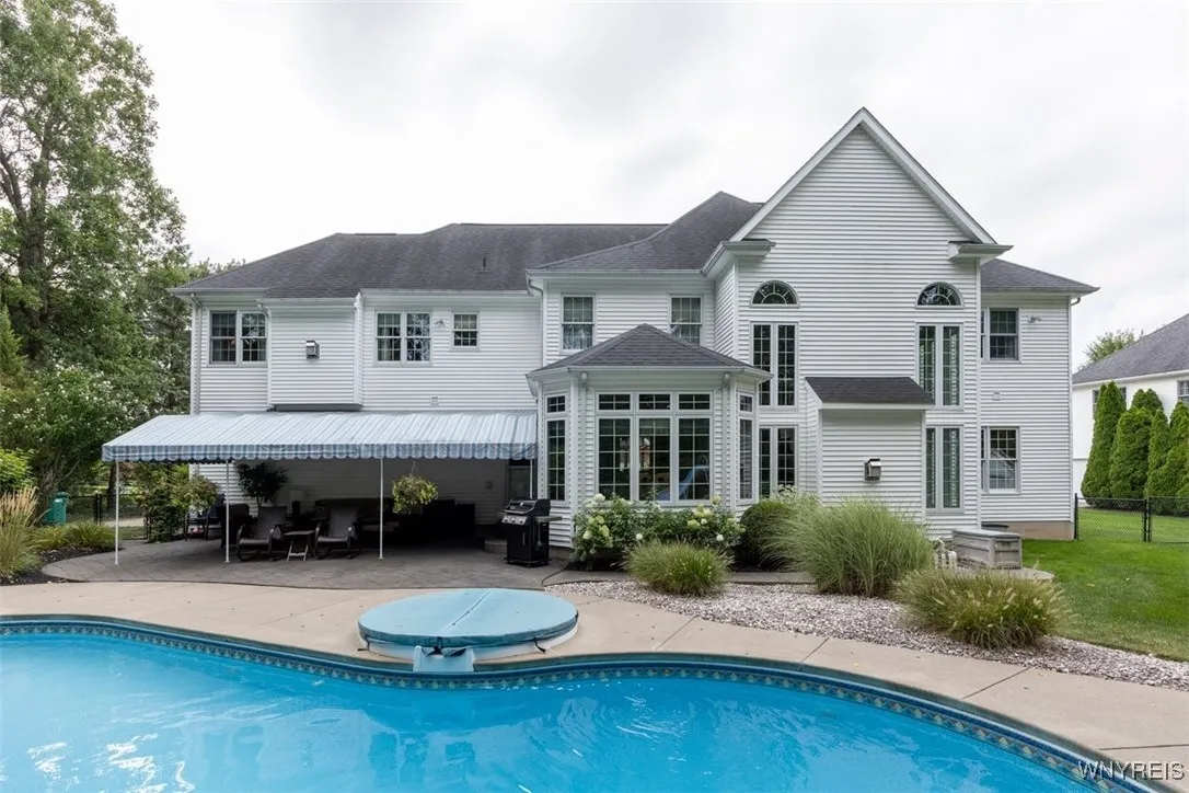 Rear of house.