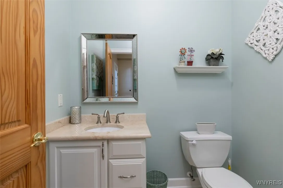 Second powder room.