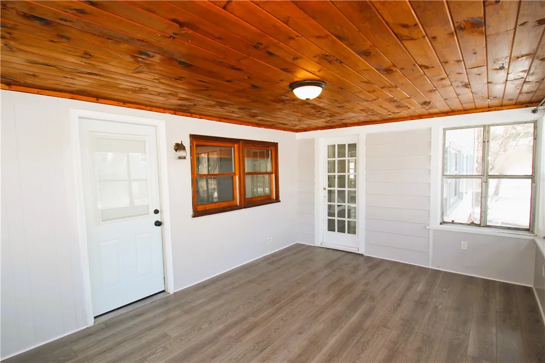 Enclosed front porch