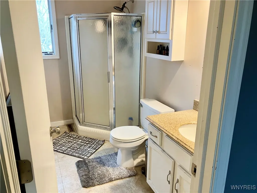 Primary bedroom has private bathroom