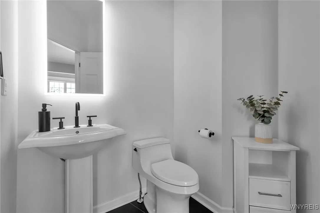 1st floor powder room