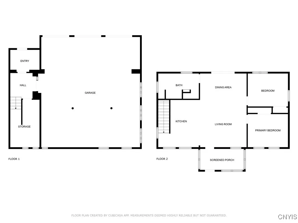 Carriage house floor plan