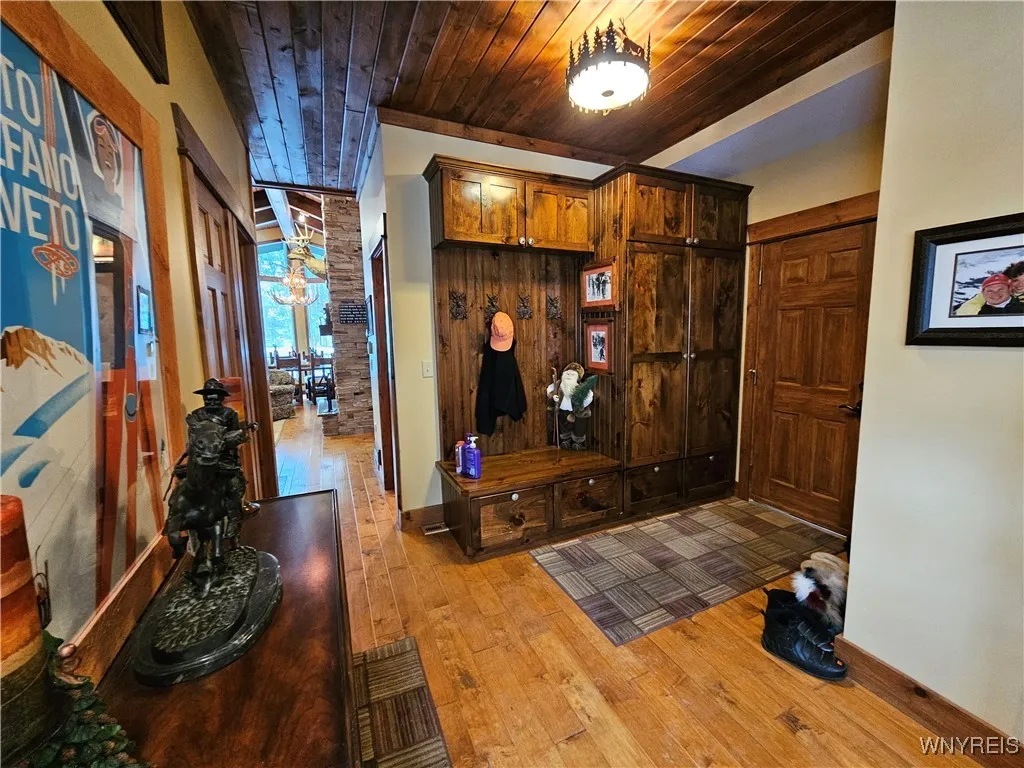 Entry off garage