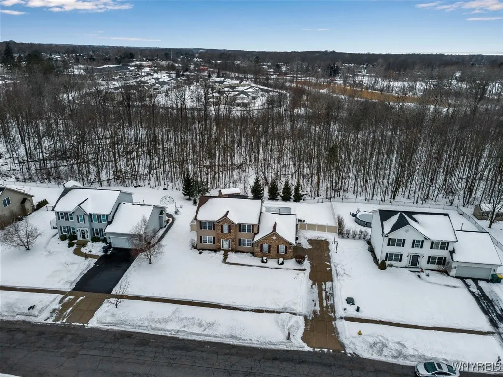 Property backs up to woods owned by NYSEG