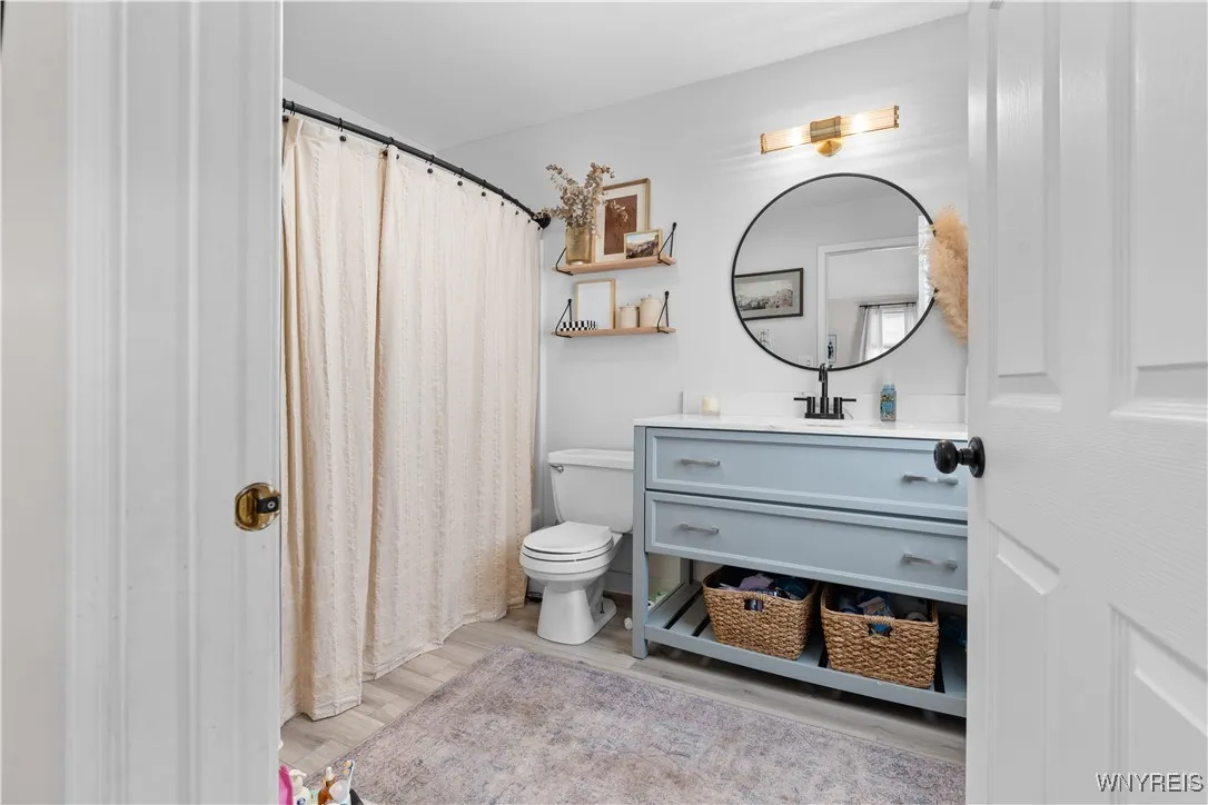 Primary bathroom view 1