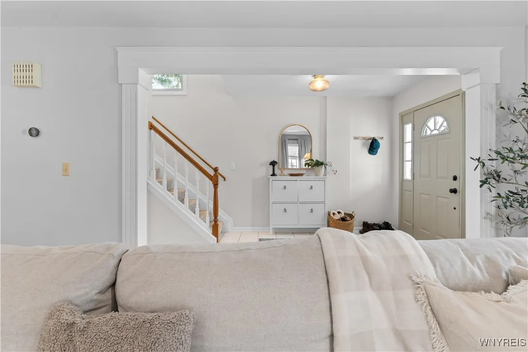 Living room front door