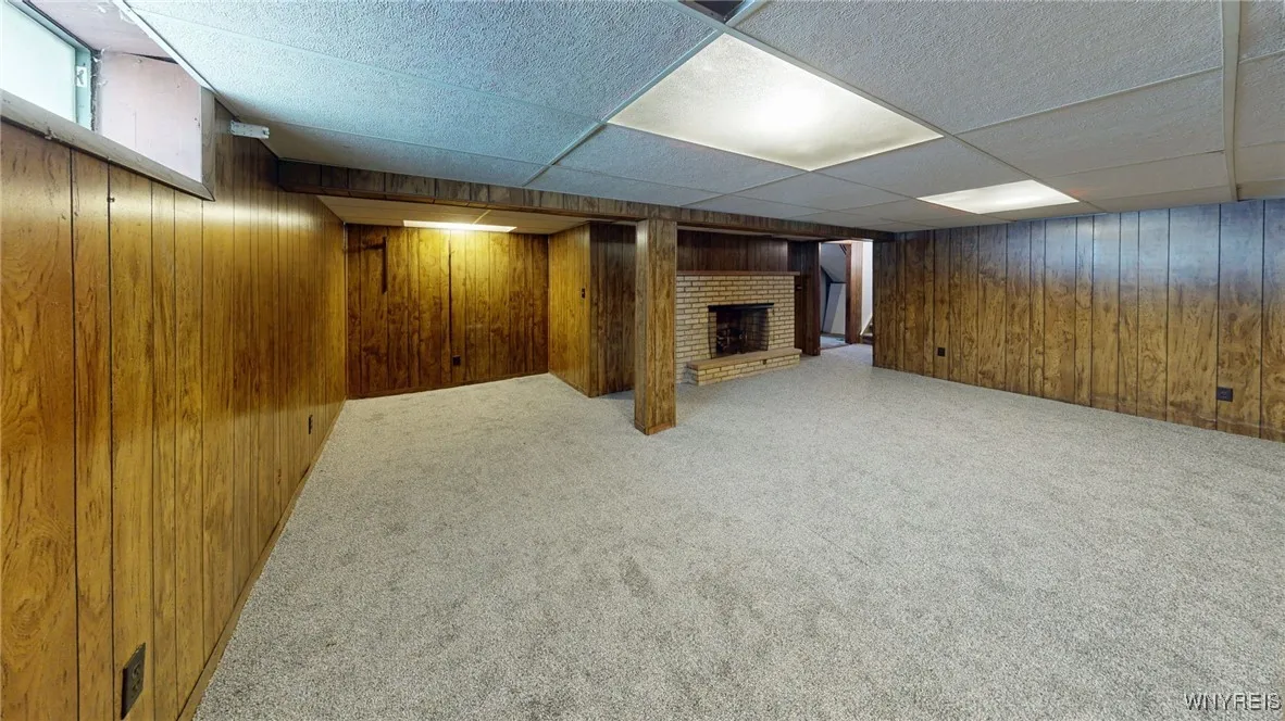 Partially Finished Basement View 3
