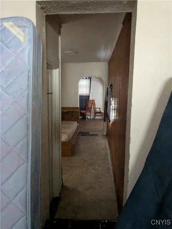 Living room looking towards back of home